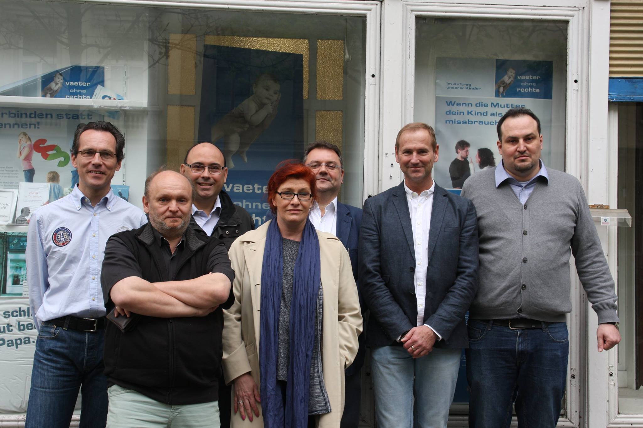 Vorstand v.l.n.r.: Urban, Schmölz, Stiglmayr, Engelmann, Holzer, Morauf, Gründel